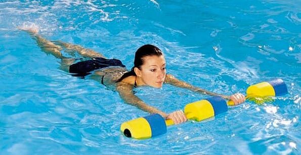 Swimming for the prevention of osteochondrosis of the thoracic spine