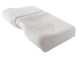 orthopedic pillow with shoulder recess